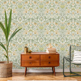 Holden Eclectic Collection Vintage Floral Wallpaper Cream/Ochre