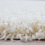 Teppium Tapis Salon 160x230 cm Moderne Adulte Tapis Chambre Crème - Shaggy Tapis Poil Long Salle de Séjour Concevoir Unicolore Tapis Moelleux et Doux - Tapis Cuisine Moquette Salon