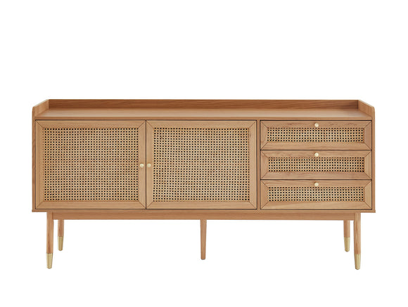 BAÏTA Buffet Léon, Bois, Chêne, L180cm LEON02