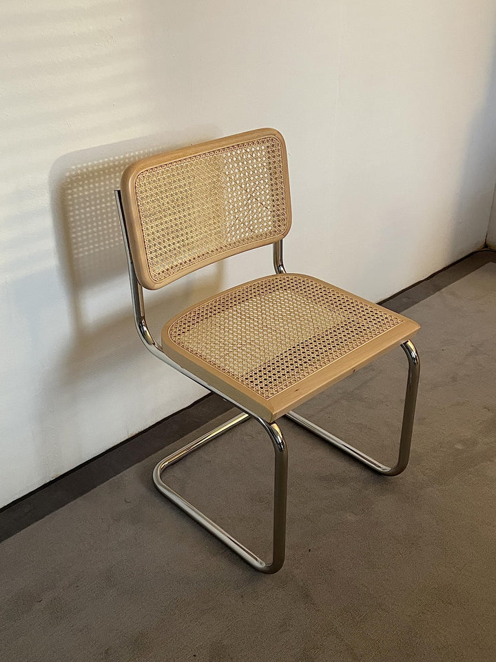 Generico Chaise en paille de Vienne et hêtre naturel laqué noir (Natural Beech)