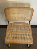 Generico Chaise en paille de Vienne et hêtre naturel laqué noir (Natural Beech)