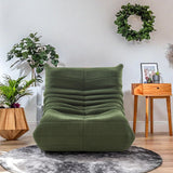 YGHQAP Canapé de Sol, Fauteuil Lounge Doux, Vert foncé, Chaise Togo Highback pour Salon, Chambre, Salon, Bureau (Vert Foncé)