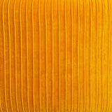 Atmosphera - Fauteuil Solaro Moutarde en Velours plissé