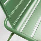 Oviala Banc de Jardin en métal Vert Cactus - Palavas