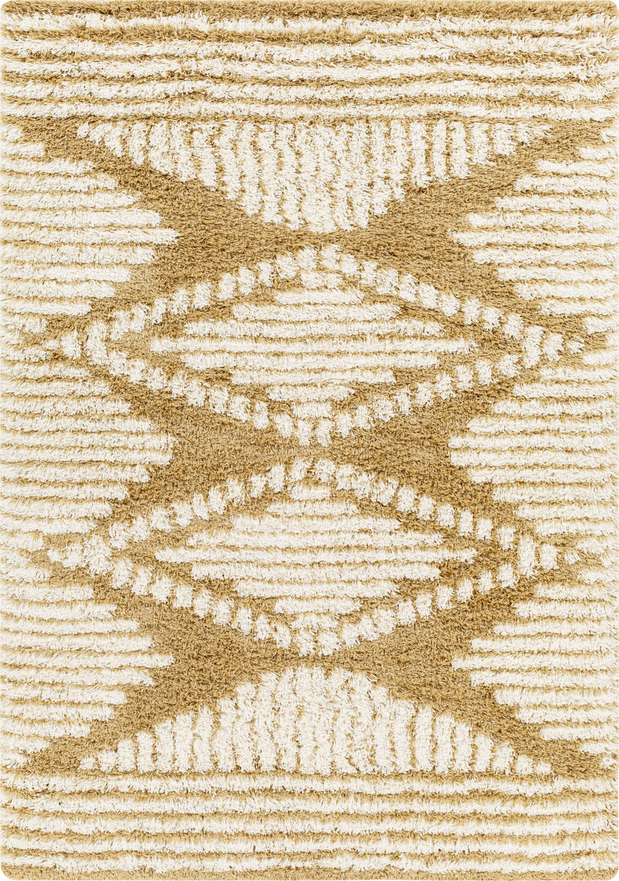 Livabliss Tuzla Tapis Shaggy Berbere - Tapis Salon, Salle à Manger, Chambre Adulte et Ado, Cuisine - Poil Long Moelleux et Doux, Beige Motif Berbère, Carpette Chambre 160x220 cm - Moutarde et Blanc Livabliss Tuzla Tapis Shaggy Berbere - Tapis Salon, Salle à Manger, Chambre Adulte et Ado, Cuisine - Poil Long Moelleux et Doux, Beige Motif Berbère, Carpette Chambre 160x220 cm - Moutarde et Blanc
