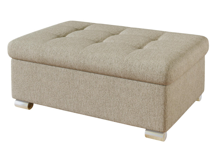 Tabouret Niko Grand Tabouret rembourré, Banc de pied Pouf Couleur au choix (Matana 17)