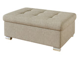 Tabouret Niko Grand Tabouret rembourré, Banc de pied Pouf Couleur au choix (Matana 17)