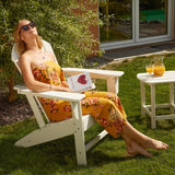 TecTake 800814 Chaise de Jardin Extérieur Design Adirondack Forme Ergonomique Résistant aux Intempéries Charge Max. 120 Kg – Diverses Couleurs (Gris-Gris)