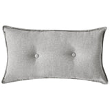 Canapé d'Angle Côté Gauche 3 Places avec Coussins Rembourré en Tissu Gris Clair Dolva