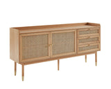 BAÏTA Buffet Léon, Bois, Chêne, L180cm LEON02