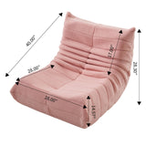 KeepGoon Chaise pliable, fauteuil de méditation et de relaxation, coussin thaï pour loisirs et méditation, maison ou bureau, couleur au choix (rose)