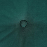 Beliani Canapé 3 Places Rembourré en Velours Vert Foncé avec Piètement Noir et Coussins Capitonnés Très Confortable pour Salon Glamour et Rétro