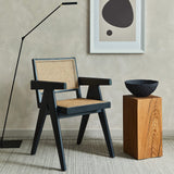 MS FACTORY Bloc de Chêne Massif - Cube en Bois - Rondin de Bois - Bout de Canapé, Colonne de Decoration, Support en Bois, Table Basse Bois, Piédestal pour Fleurs, Table de Chevet - 35 x 35 x 45 cm