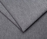 DOMO. Collection Canapé bohème, canapé 3 Places, Style bohème, canapé 3 Places, canapé rembourré, 224 x 109 x 81 cm (l x p x h), Gris foncé