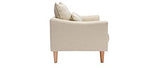 Miliboo Canapé scandinave 2 Places Beige Kate