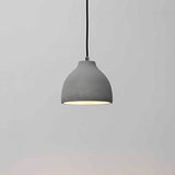 KOSILUM - Suspension béton ciment gris - Exo - Lumière Blanc Chaud Eclairage Salon Chambre Cuisine Couloir - 1 x 60W - - E27 - IP20