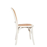 Biscottini Chaise Salle a Manger Bois 88x44x44 cm - Chaise rotin Salle à Manger et Chaise de Cuisine - Chaise bistrot Bois - Chaise Bois bistrot