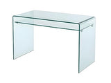 Vente-unique - Bureau STILEOS - 1 Niche - Verre trempé