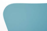 Chaise Empilable Calisto en Bois - Assise Ergonomique - Chaise de Salle d'Attente en Bois Chaise, Hauteur Assise 45 cm -Couleurs au Choix:, Couleurs:Bleu Clair