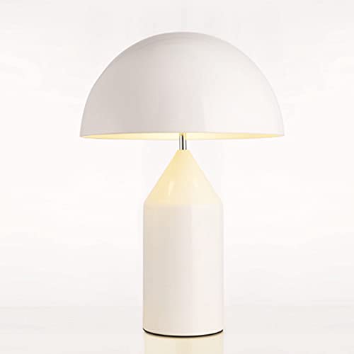 Lampe Champignon Moderne LED Lampe de Chevet Lampea Poser Protection Yeux Bureau Chambre Salon Hôtel Métallique 28x40CM,White Lampe Champignon Moderne LED Lampe de Chevet Lampea Poser Protection Yeux Bureau Chambre Salon Hôtel Métallique 28x40CM,White