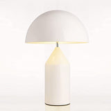 Lampe Champignon Moderne LED Lampe de Chevet Lampea Poser Protection Yeux Bureau Chambre Salon Hôtel Métallique 28x40CM,White