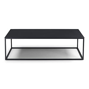 Spinder Design TS950-22-22 Tables Basses, Acier, Noir, 40 x 120 x 35 cm
