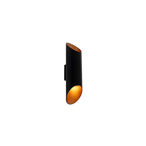 QAZQA organa - Applique murale Moderne - 2 lumière - L 9.6 cm - Noir - Moderne - Éclairage intérieur - Salon I Chambre I Cuisine I Salle à manger QAZQA organa - Applique murale Moderne - 2 lumière - L 9.6 cm - Noir - Moderne - Éclairage intérieur - Salon I Chambre I Cuisine I Salle à manger
