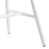 AC Design Furniture Susanne Chaises de salle à manger Lot de 2, H: 86 x l: 50,5 x L: 49,5 cm, Blanc, Bois, 2 pc