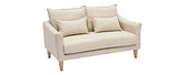 Miliboo Canapé scandinave 2 Places Beige Kate