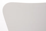 CLP Chaise Empilable Calisto en Bois - Assise Ergonomique - Chaise de Salle d’Attente en Bois Chaise, Hauteur Assise 45 cm -Couleurs au Choix: Blanc