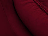 Velours Canapé d'angle Réversible Convertible avec Coffre De Rangement, Lilas, 4 Places, Rouge, 220x150x90