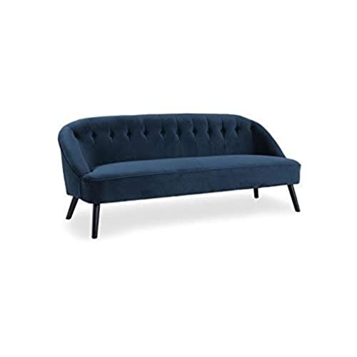 Menzzo Ioan Canapé, Velours, Bleu, 179 Menzzo Ioan Canapé, Velours, Bleu, 179