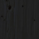 vidaXL Banc de travail Noir 142,5x50x80 cm Bois de pin massif