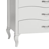 Élégant Commode Snowy dans le style baroque de Mixibaby