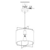 Eglo Lampe Noir Suspension 1 ampoule Ø 40 cm Noir