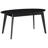 Miliboo Table à Manger Extensible Noire L160-200 cm MARIK