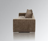 Amaris Elements | 'Monroe' canapé Moderne de 4 Places Velours, Style Maison de Campagne 2.65m