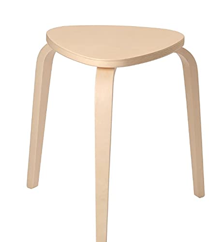 Ikea KYRRE-FROSTA Tabouret Empilable Tabouret en Bois en Contreplaqué de Bouleau Massif - Diamètre Assise 35 cm - Hauteur Assise 45 cm - jusqu Ikea KYRRE-FROSTA Tabouret Empilable Tabouret en Bois en Contreplaqué de Bouleau Massif - Diamètre Assise 35 cm - Hauteur Assise 45 cm - jusqu'à 100 kg, Marron, 45 x 46 x 4 cm