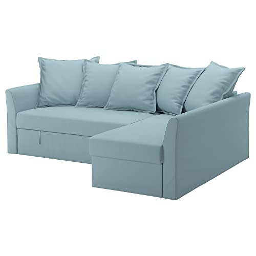 Ikea Holmsund Orrsta Canapé-lit d'angle Bleu clair
