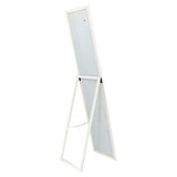 BD ART Miroir sur Pied Rectangulaire, Couleur Blanc 36 x 156 cm