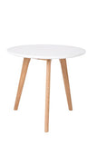 Felis Lifestyle Side Table BODINE Set of 2, Vinyle, Blanc, 50x50x45 cm