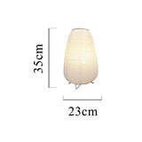 J.SUNUN Lampe de table, lampe de chevet de chambre à coucher de style japonais, petite lampe de table, lampe d’alimentation chaude, lampe créative, lampe de papier de riz, lumière ambiante douce