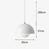 Lampe suspendue minimaliste pour chambre à coucher, table de chevet, salle à manger, salle à manger, style post-moderne, lampe couleur bourgeon (gris)
