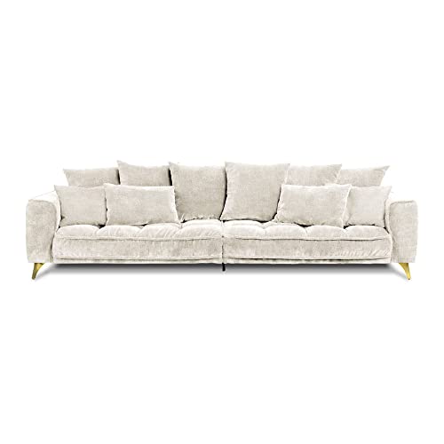 Maison Aubertin Canapé Tissu Droit Beige Altamo - 4 Places Maison Aubertin Canapé Tissu Droit Beige Altamo - 4 Places