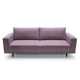 Mobilier-Deco Naomie - Canapé Convertible avec Coffre de Rangement en Velours cotelé Violet