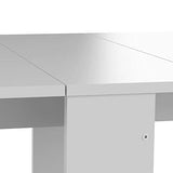 Table Pliante Contemporain avec 2 Abattants Blanc 103 x 76 x 73,4 cm, 2050A2100X00