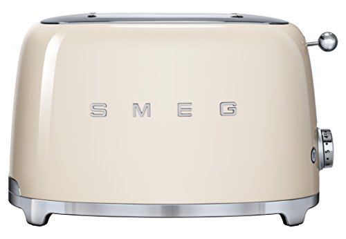 SMEG TSF01CREU Grille-pain, 950 W, 1.5 liters, Crème SMEG TSF01CREU Grille-pain, 950 W, 1.5 liters, Crème