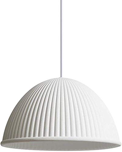 Décoration salle à manger ronde pendentif, résine design créatif E27 lampe pendante, lampe de suspension réglable pour le couloir de bureau 60x35cm vert (24x14inch),blanc,60x35cm (24x14inch)