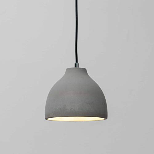 KOSILUM - Suspension béton ciment gris - Exo - Lumière Blanc Chaud Eclairage Salon Chambre Cuisine Couloir - 1 x 60W - - E27 - IP20 KOSILUM - Suspension béton ciment gris - Exo - Lumière Blanc Chaud Eclairage Salon Chambre Cuisine Couloir - 1 x 60W - - E27 - IP20