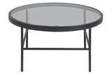 AC Design Furniture Henry Table Basse, Verre, Gris, 80 x H: 40 cm